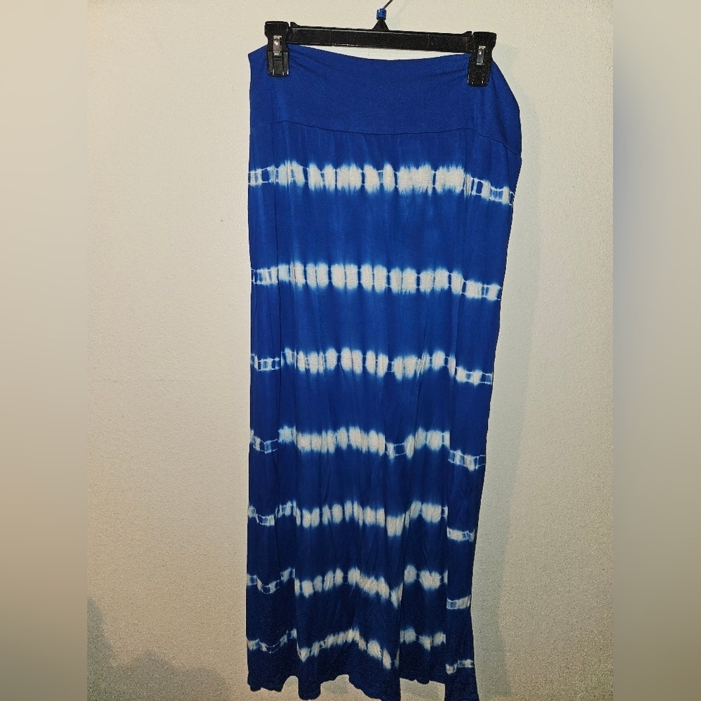 AB Studio Womans Maxi Tye Dyed Skirt Size Xl